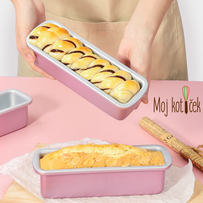 Pravokotni visok pekač -Pink