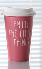 Prenosna keramična termo skodelica