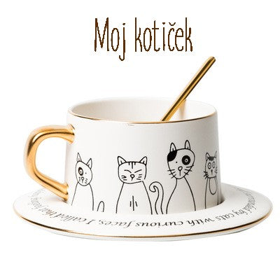 Set 2 skodelic -CuriousCats