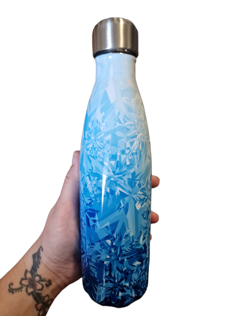 Termo flaška za vodo -Ledene rože 500ml